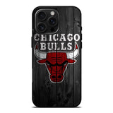 Chicago Bulls Wood Background iPhone 16 Pro Case OV10688