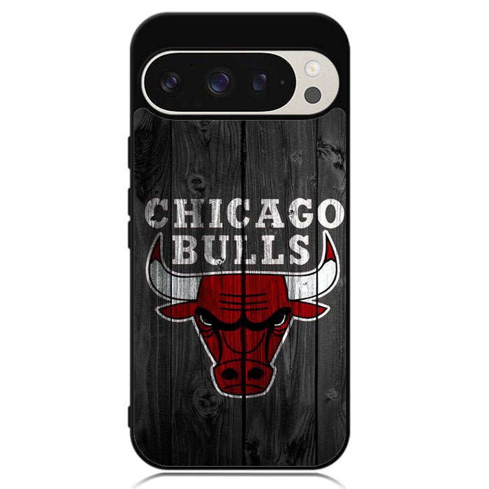 Chicago Bulls Wood Background Google Pixel 9 Pro XL Case OV10688