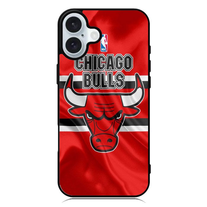 Chicago Bulls Flag iPhone 16 Plus Case QC10679