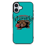 Memphis Grizzlies iPhone 16 Plus Case QC10489
