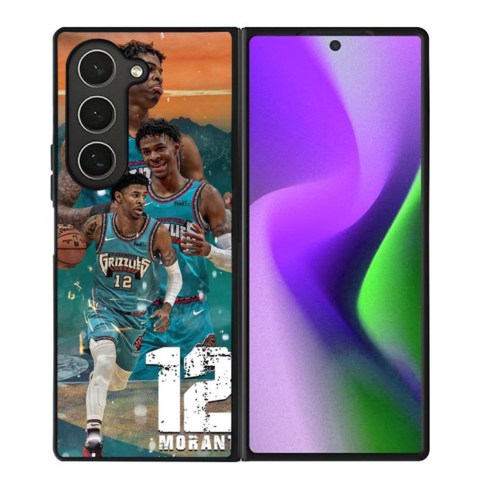 12 Morant Memphis Grizzlies Samsung Galaxy Z Fold 6 5G 2024 Case OV10625