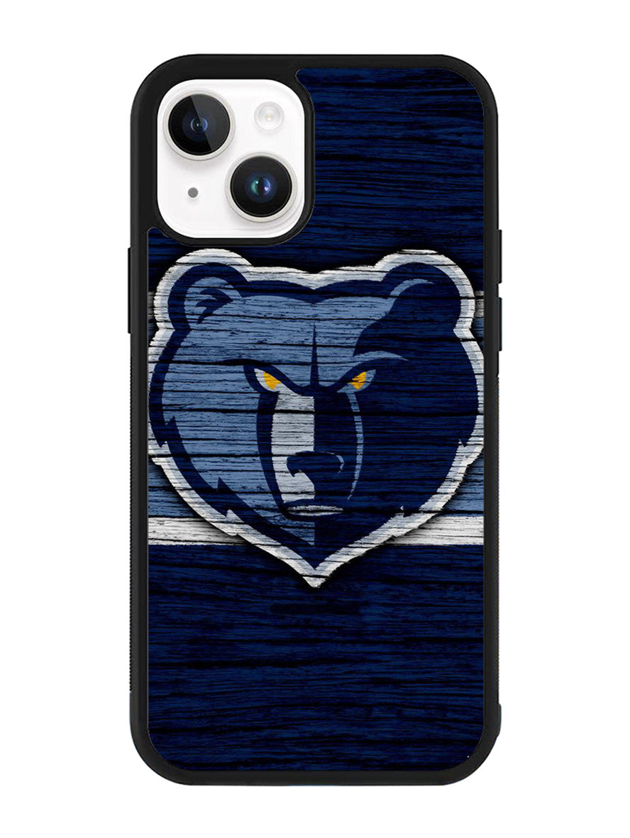 Memphis Grizzlies Wood Logo iPhone 15 Case OV10492