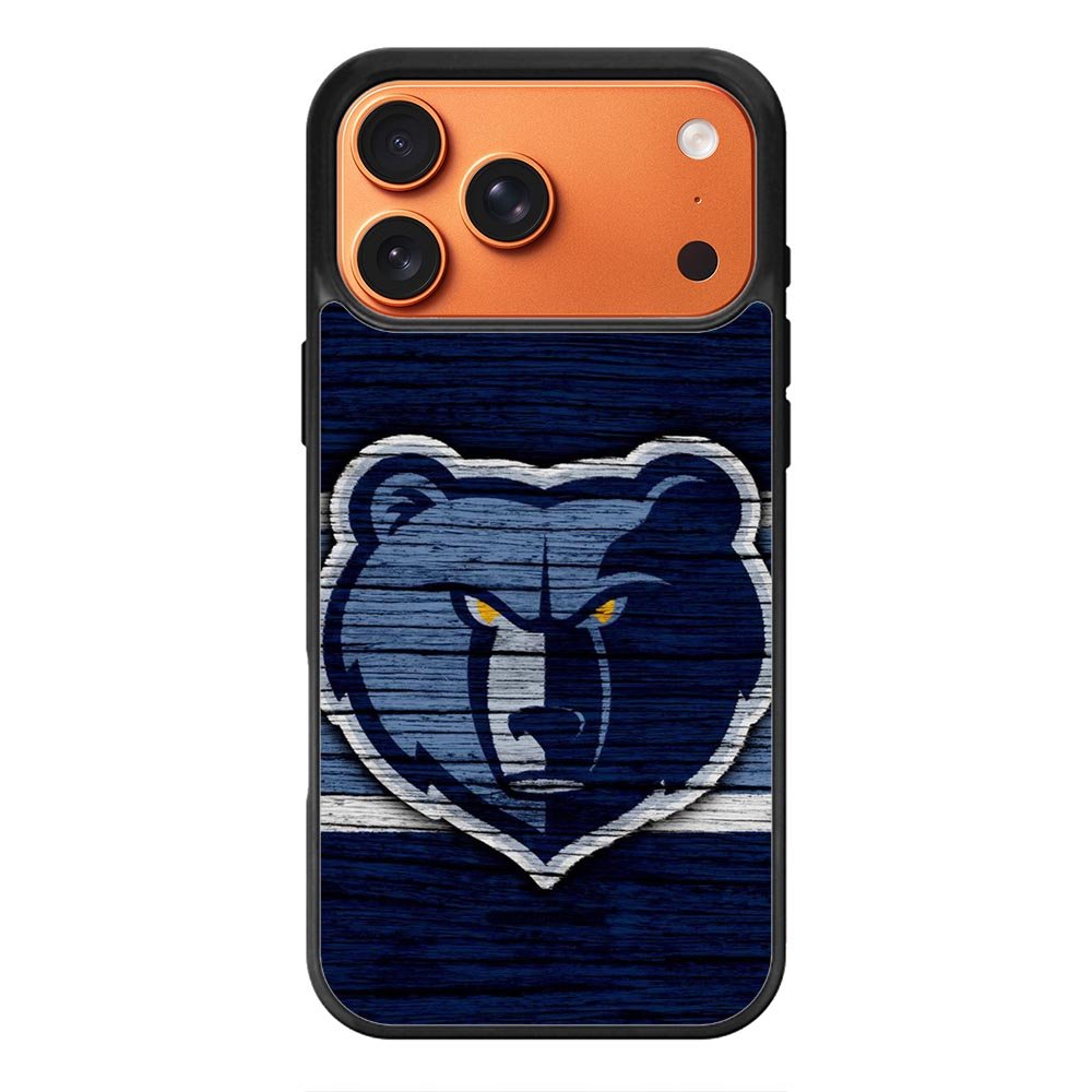 Memphis Grizzlies Wood Logo iPhone 17 Pro Case QC10492