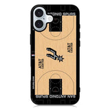 San Antonio Spurs Basketball iPhone 16 Plus Case QC10412