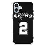 Spurs NBA Team iPhone 16 Plus Case QC10438