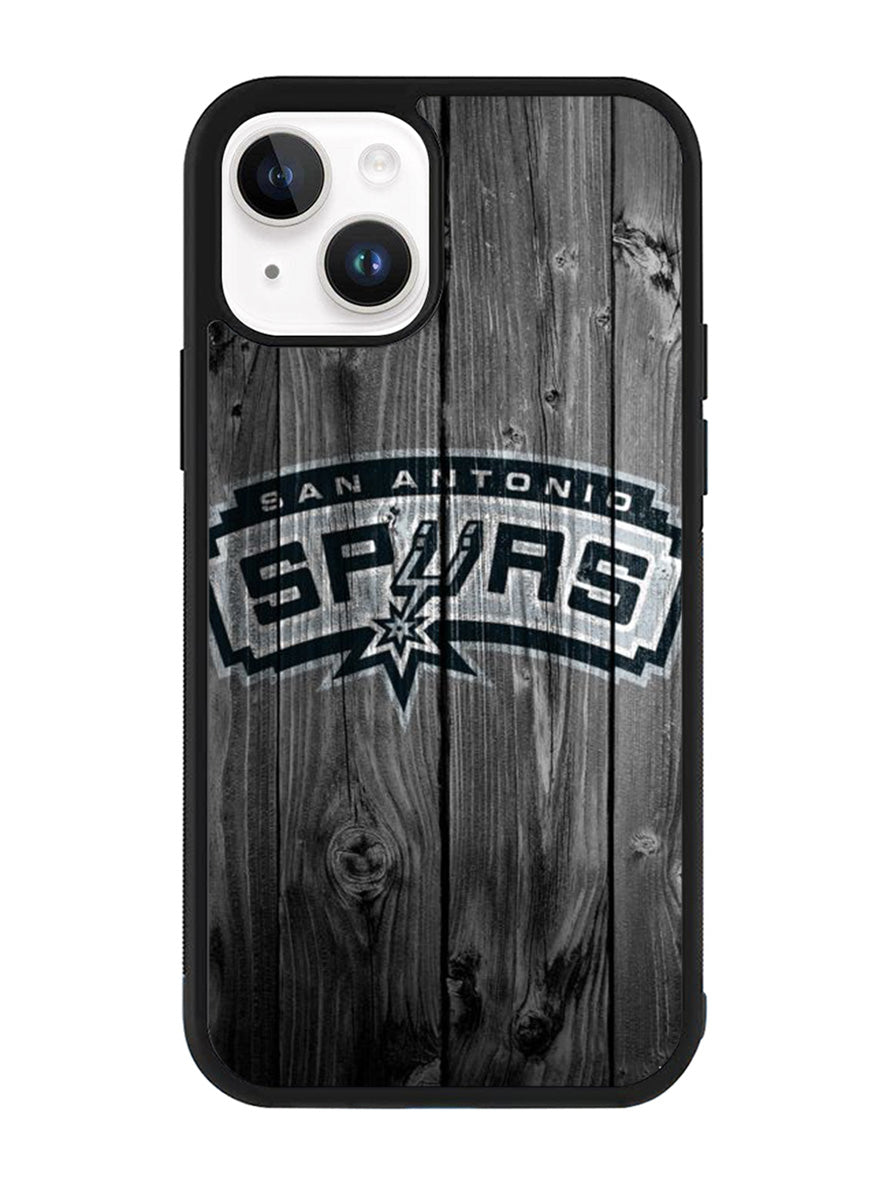 San Antonio Spurs Wood Logo iPhone 15 Case OV10417