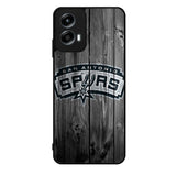 San Antonio Spurs Wood Logo Motorola Moto G Play 2024 Case OV10417