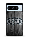 San Antonio Spurs Wood Logo Google Pixel 8 Pro Case QC10417