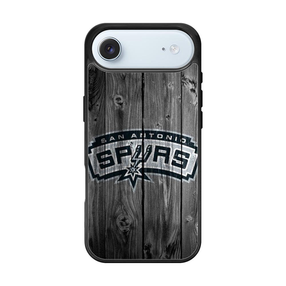 San Antonio Spurs Wood Logo iPhone Air Case QC10417