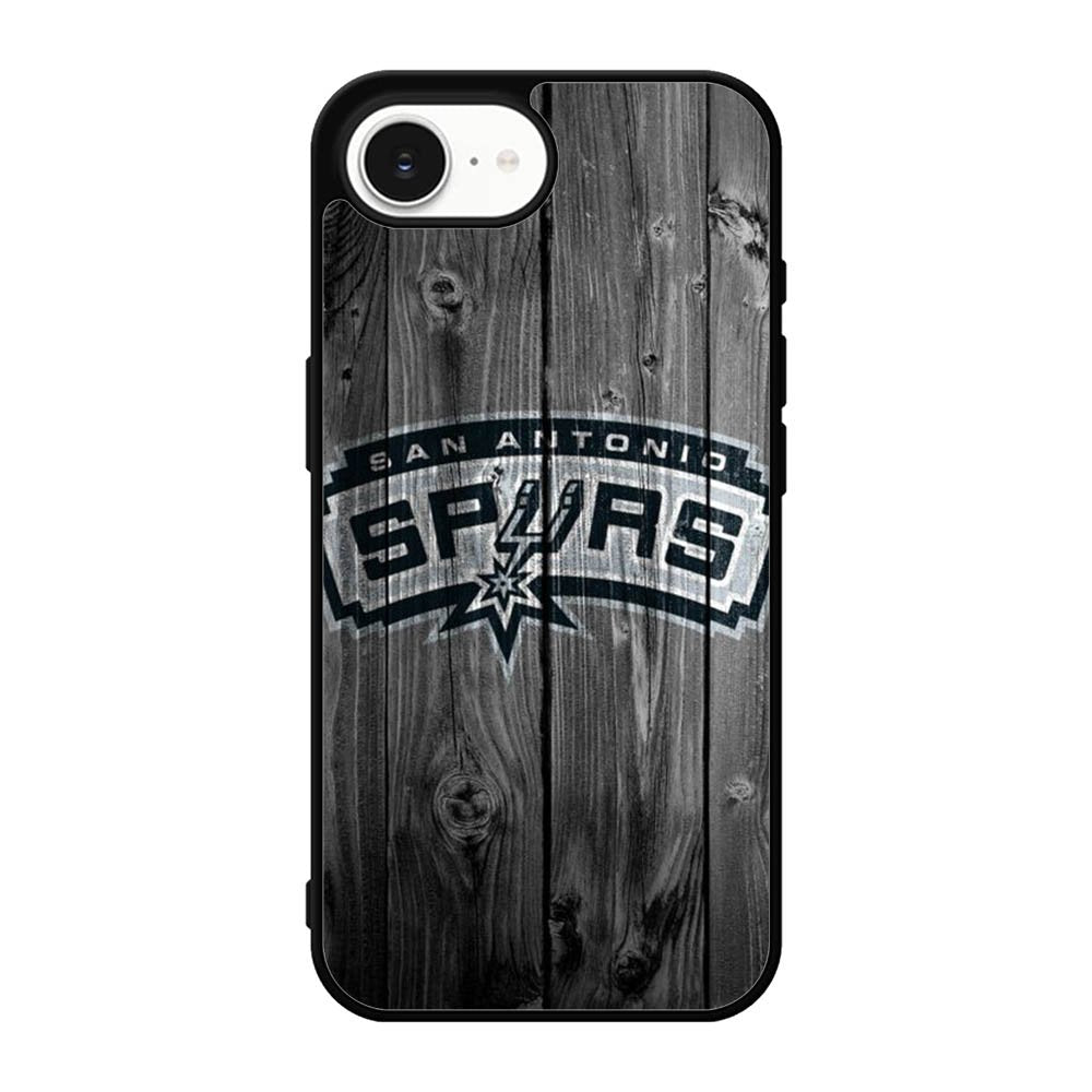 San Antonio Spurs Wood Logo iPhone 17e Case QC10417