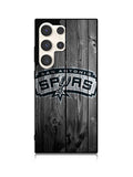 San Antonio Spurs Wood Logo Samsung Galaxy S24 Ultra 5G Case OV10417