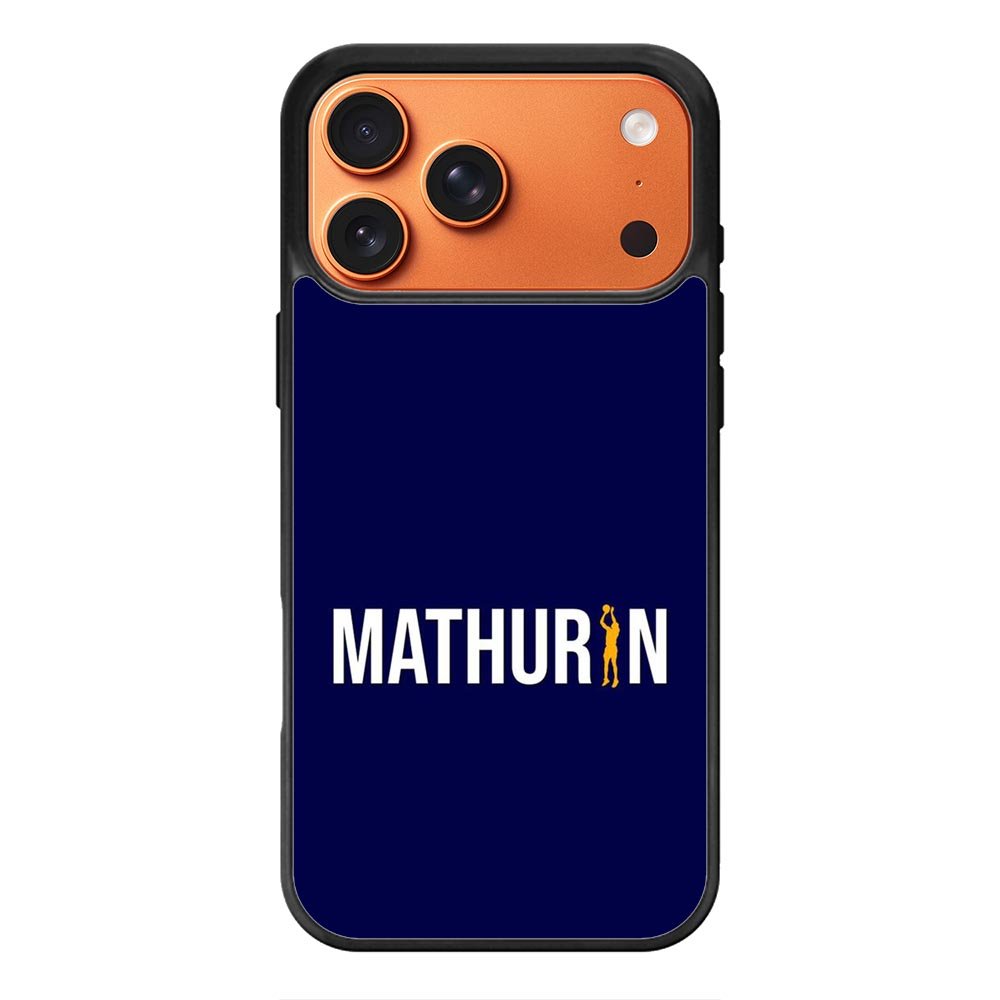 Bennedict Mathurin Indiana Pacers Basketball iPhone 17 Pro Case OV10649