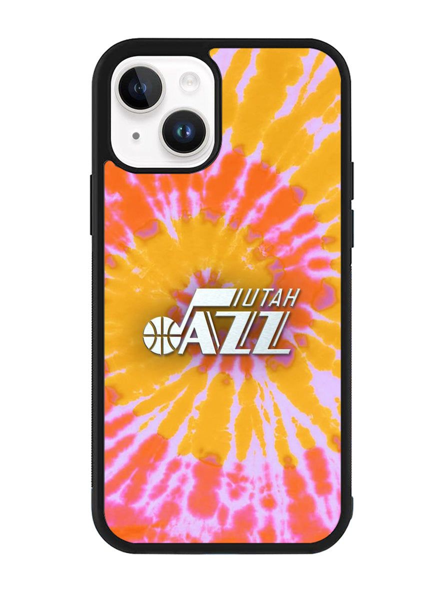 Uta Jazz Tie Dye Style Logo iPhone 15 Case OV10464