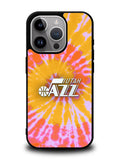 Uta Jazz Tie Dye Style Logo iPhone 15 Pro Case OV10464