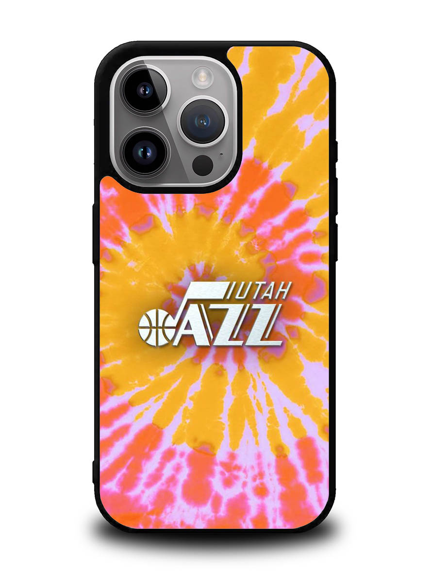 Uta Jazz Tie Dye Style Logo iPhone 16 Pro Max Case QC10464