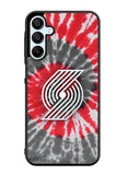Portland Trailblazers Tie Dye Style Logo Samsung Galaxy A35 5G Case OV10397