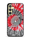 Portland Trailblazers Tie Dye Style Logo Samsung Galaxy S24 Plus 5G , Samsung Galaxy S24+ 5G Case OV10397