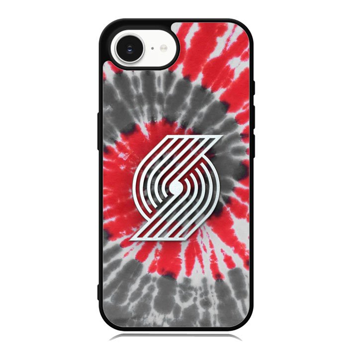 Portland Trailblazers Tie Dye Style Logo iPhone 16e Case OV10397
