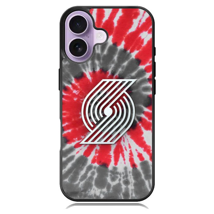 Portland Trailblazers Tie Dye Style Logo iPhone 17 Case OV10397