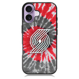 Portland Trailblazers Tie Dye Style Logo iPhone 17 Case OV10397