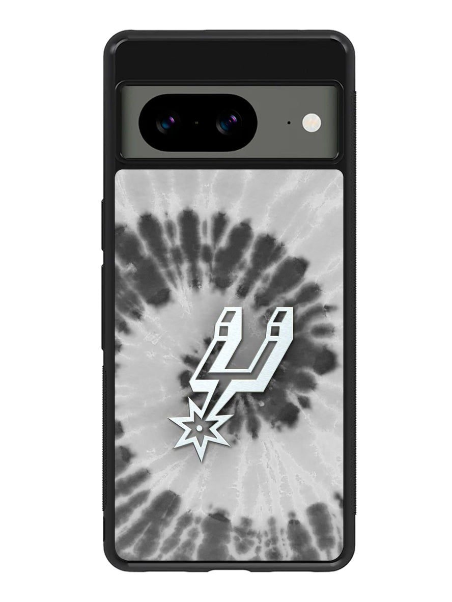 San Antonio Spurs Tie Dye Style Logo Google Pixel 8A Case QC10416