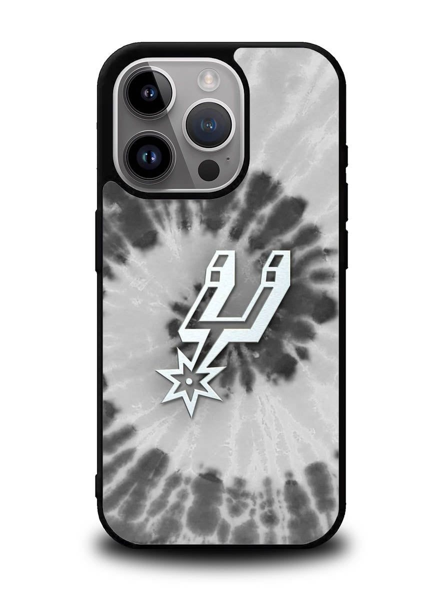 San Antonio Spurs Tie Dye Style Logo iPhone 15 Pro Case OV10416