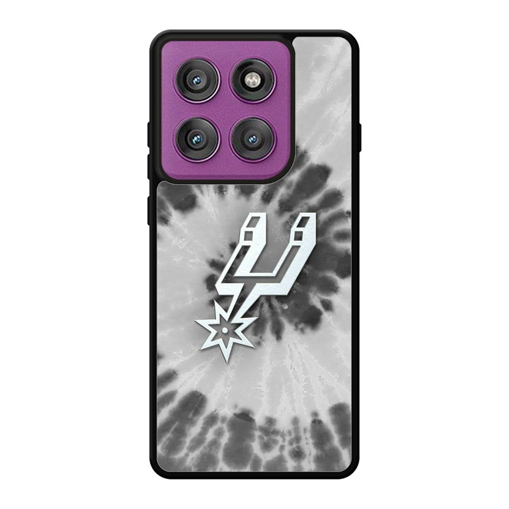 San Antonio Spurs Tie Dye Style Logo Motorola Moto Edge 60 Pro Case OV10416