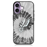 San Antonio Spurs Tie Dye Style Logo iPhone 17 Case OV10416