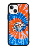 Oklahoma City Thunder Tie Dye Style Logo iPhone 15 Case OV10520