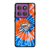 Oklahoma City Thunder Tie Dye Style Logo Motorola Moto Edge 60 Pro Case QC10520