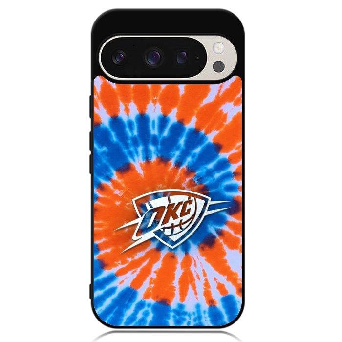 Oklahoma City Thunder Tie Dye Style Logo Google Pixel 9 | Pixel 9 Pro Case OV10520