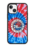 Philadelphia 76ers Tie Dye Style Logo iPhone 15 Case OV10542