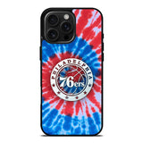 Philadelphia 76ers Tie Dye Style Logo iPhone 16 Pro Case OV10542