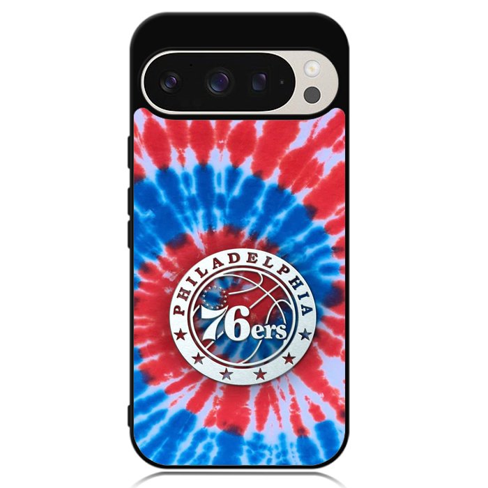 Philadelphia 76ers Tie Dye Style Logo Google Pixel 9 Pro XL Case OV10542
