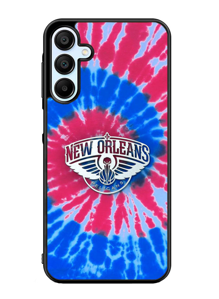 New Orleans Pelicans Tie Dye Style Logo Samsung Galaxy A15 5G Case OV10512