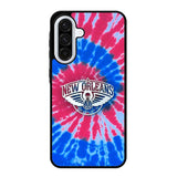 New Orleans Pelicans Tie Dye Style Logo Samsung Galaxy A36 5G Case OV10512