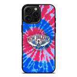 New Orleans Pelicans Tie Dye Style Logo iPhone 16 Pro Case OV10512