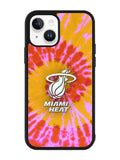 Miami Heat Tie Dye Style Logo iPhone 15 Case OV10493