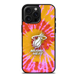 Miami Heat Tie Dye Style Logo iPhone 16 Pro Case OV10493