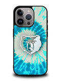 Memphis Grizzlies Tie Dye Style Logo iPhone 14 Pro Case QC10491