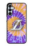 Los Angeles Lakers Tie Dye Style Logo Samsung Galaxy A35 5G Case OV10624