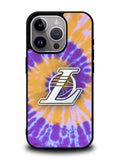 Los Angeles Lakers Tie Dye Style Logo iPhone 14 Pro Case QC10624