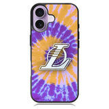 Los Angeles Lakers Tie Dye Style Logo iPhone 17 Case OV10624
