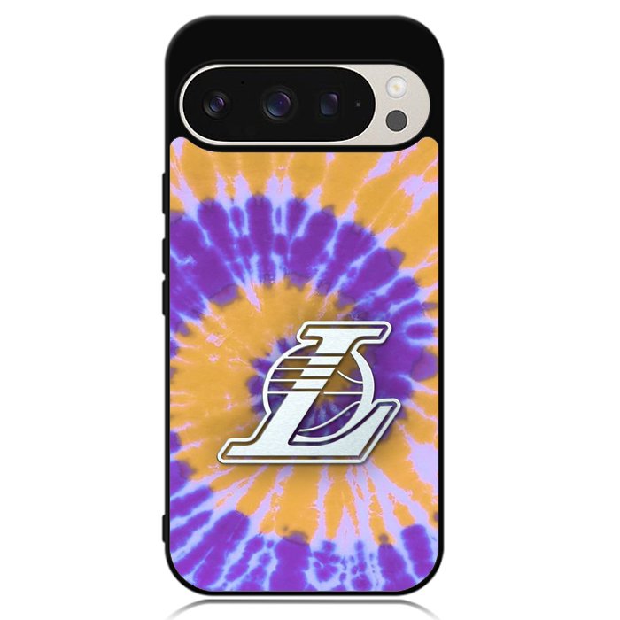 Los Angeles Lakers Tie Dye Style Logo Google Pixel 9 Pro XL Case OV10624