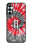 Houston Rockets Tie Dye Style Logo Samsung Galaxy A35 5G Case OV10593
