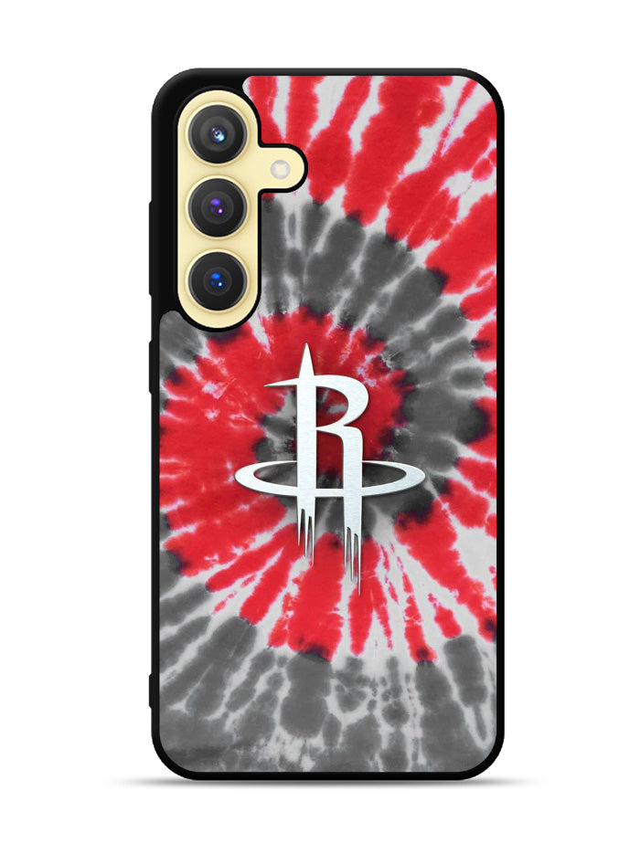 Houston Rockets Tie Dye Style Logo Samsung Galaxy S25 Plus 5G , Samsung Galaxy S25+ 5G Case OV10593