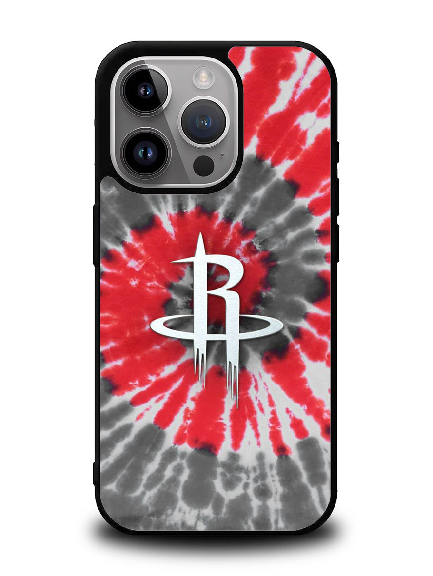 Houston Rockets Tie Dye Style Logo iPhone 14 Pro Case QC10593