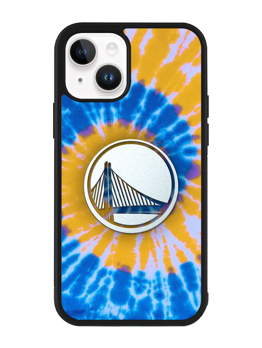 Golden State Warriors Tie Dye Style Logo iPhone 15 Case OV10584