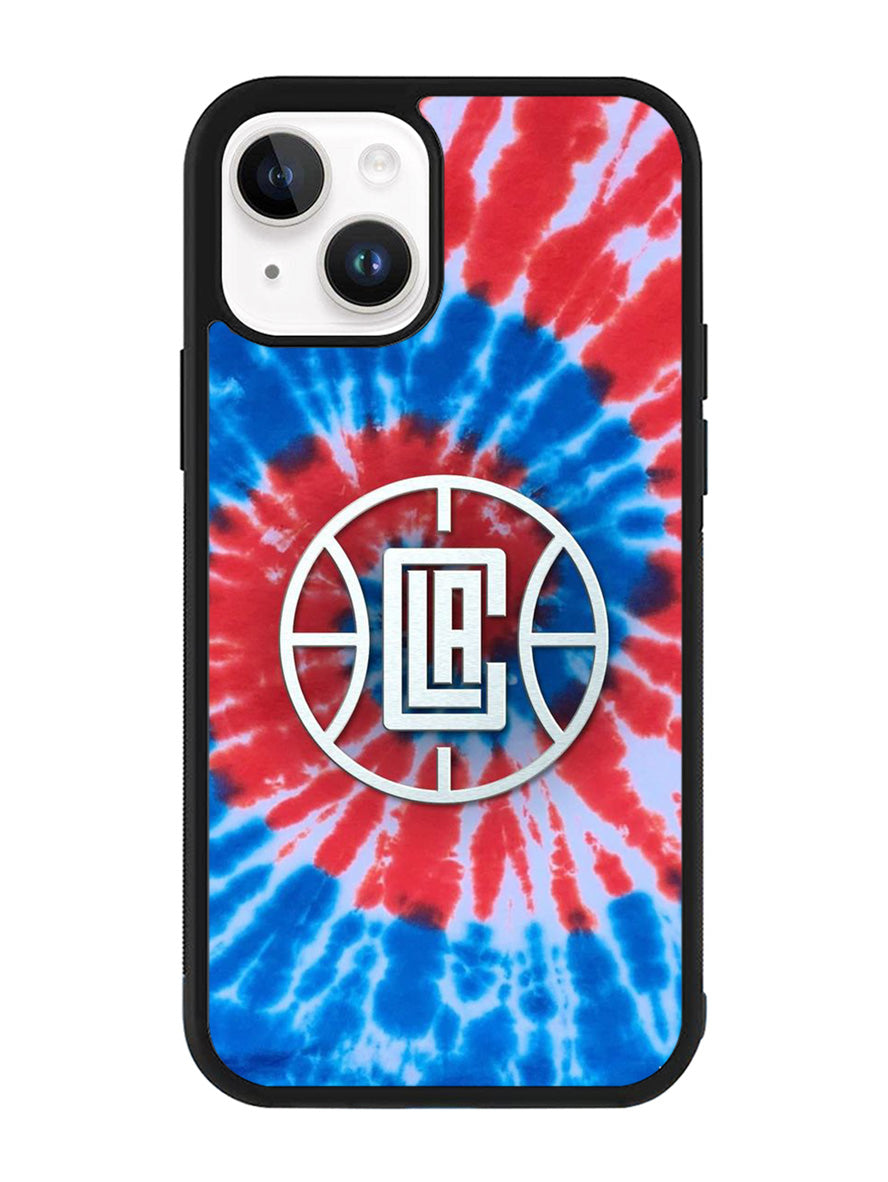 Los Angeles Clippers Tie Dye Style Logo iPhone 14 Plus Case QC10623