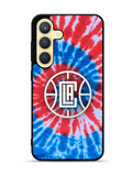 Los Angeles Clippers Tie Dye Style Logo Samsung Galaxy S24 FE 5G Case OV10623